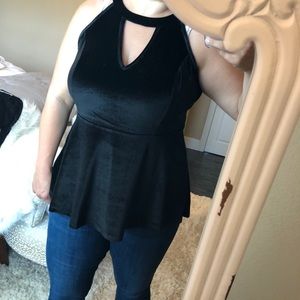 Velvet Torrid Peplum top